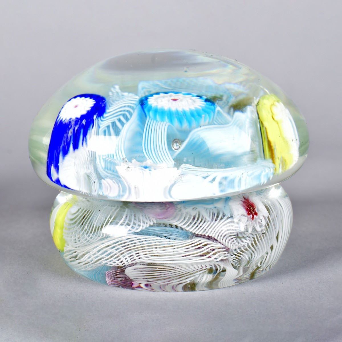 Four Vintage Art Glass Paperweights