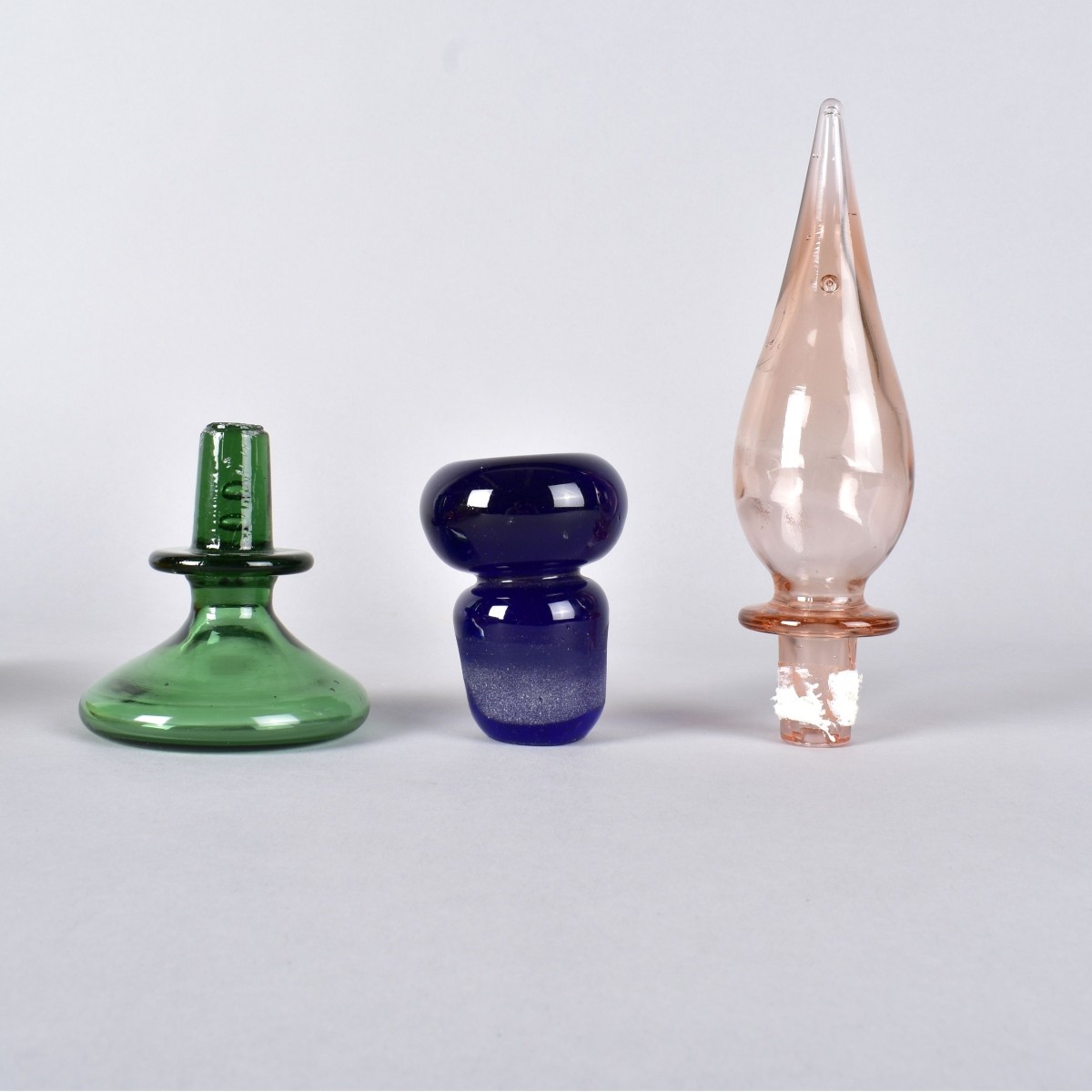 Five (5) Blinko Glass Stoppers