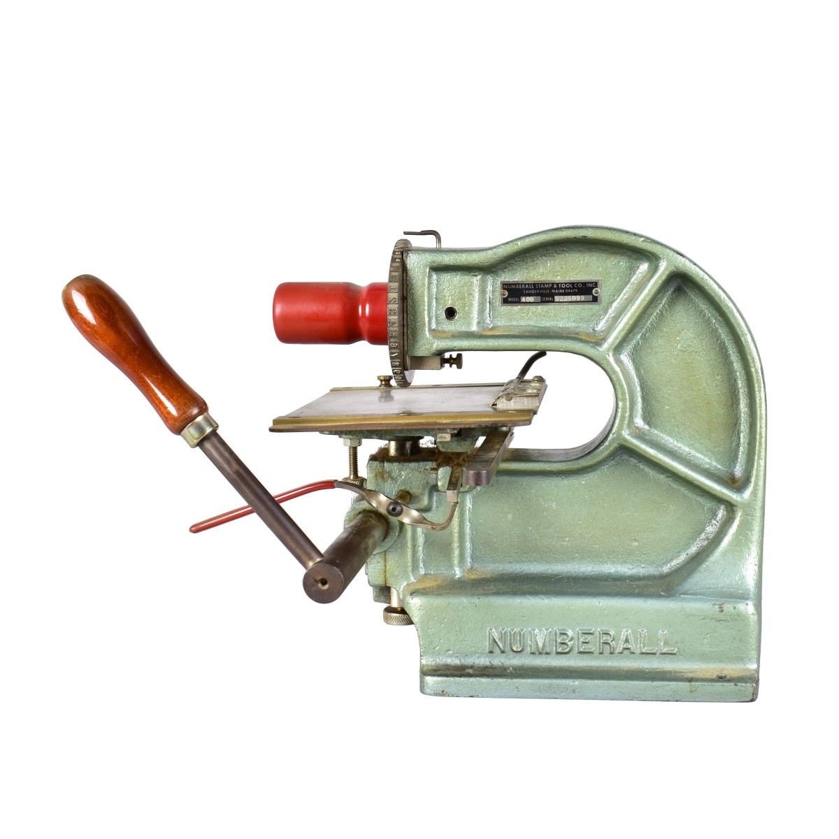 Numberall Stamp & Tool Co. Stamping Machine Press