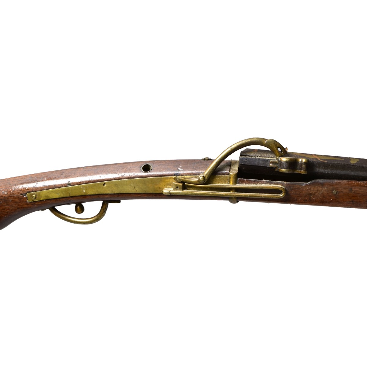 Antique Japanese Match Lock Rifle