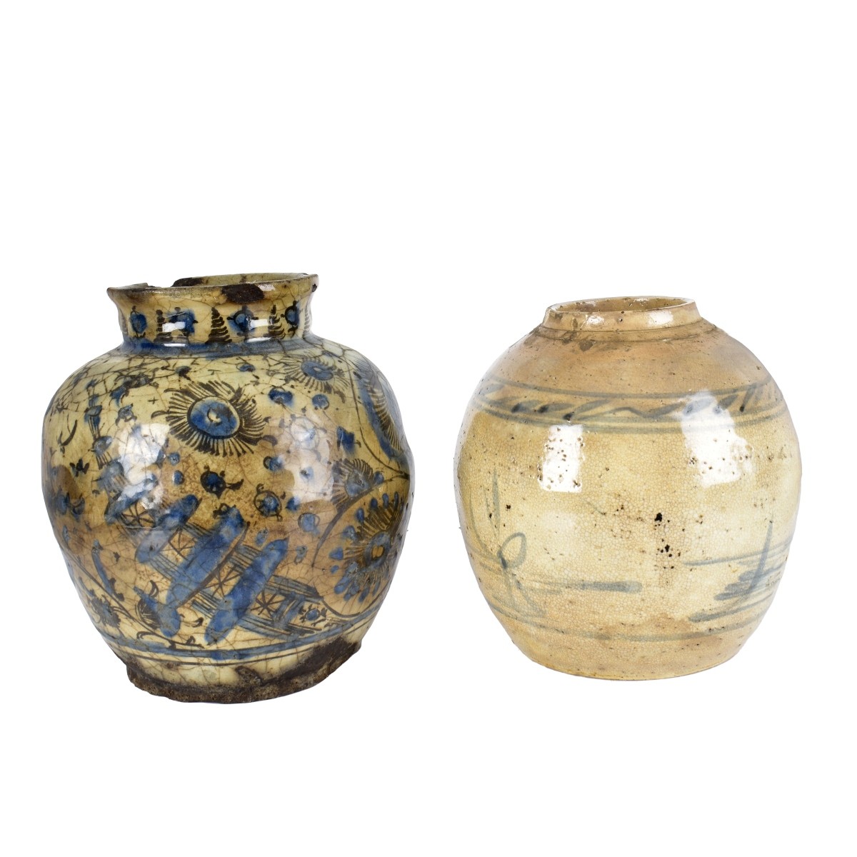 Two Antique Porcelain Jars