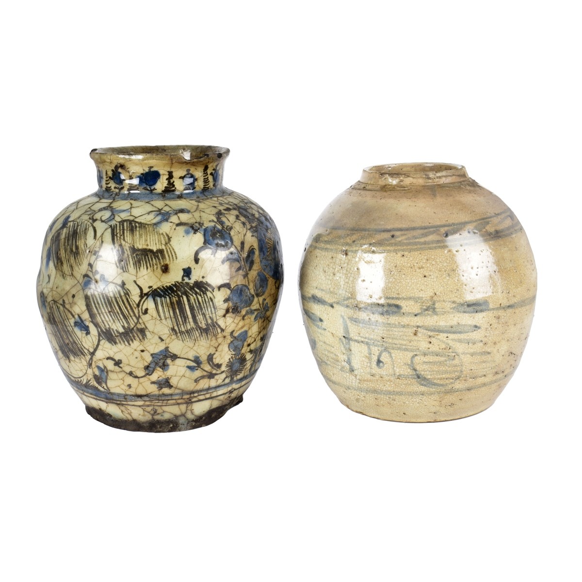 Two Antique Porcelain Jars