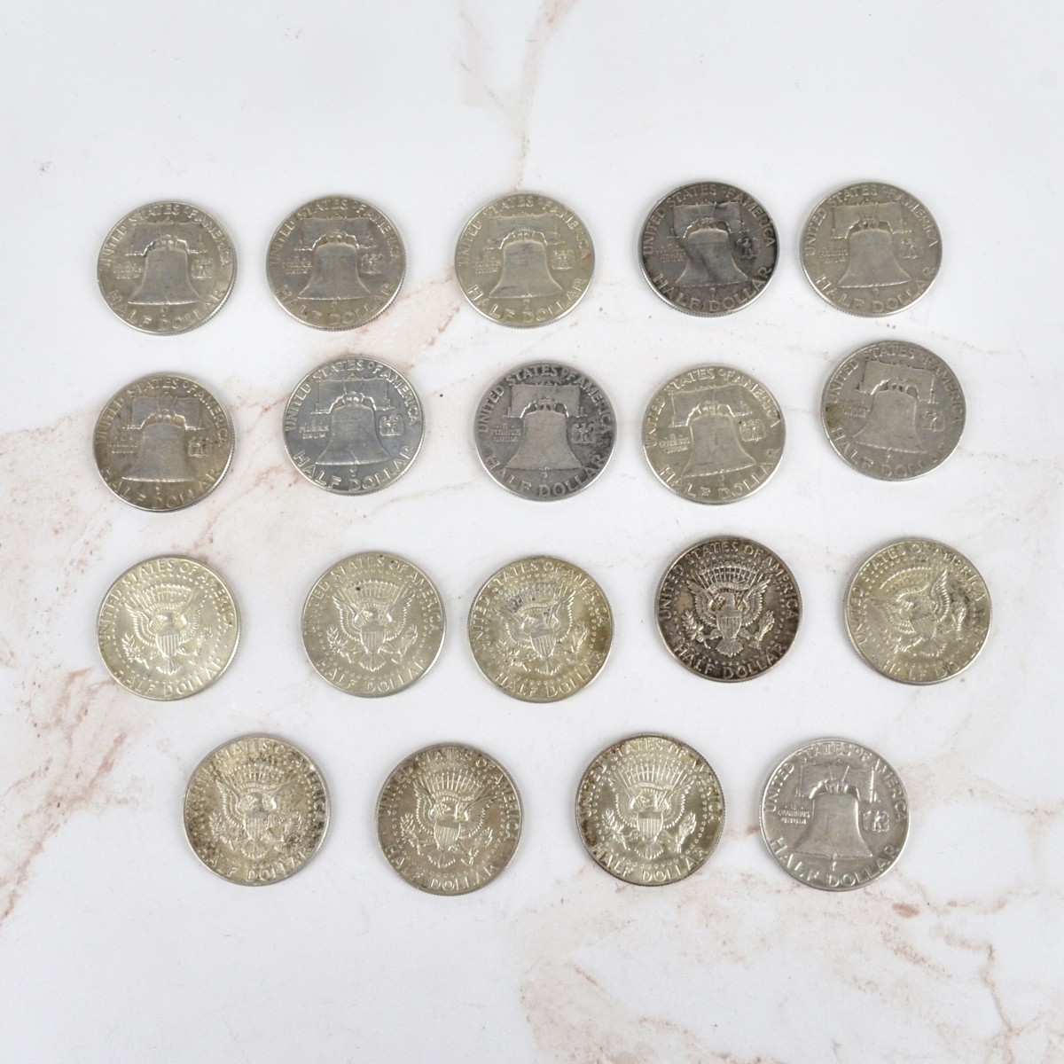 US Half Dollar Silver Coins