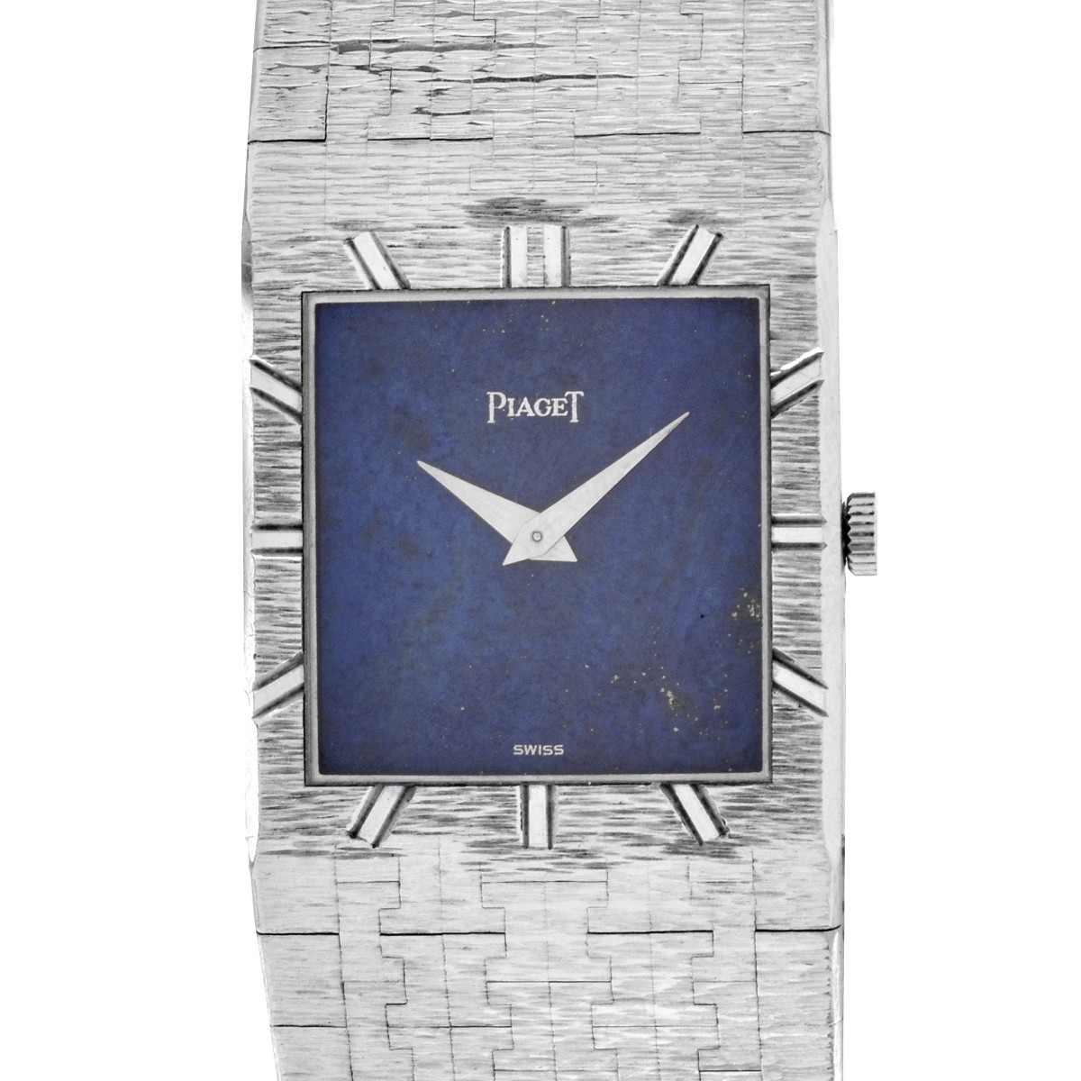 Piaget 18K Watch, Lapis Dial