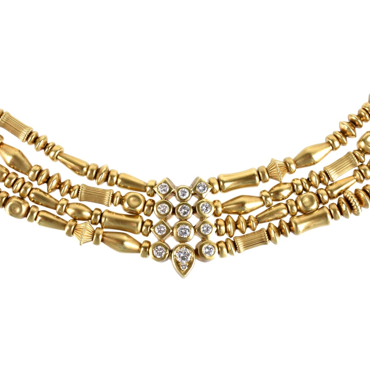 Seidengang Diamond and 18K Necklace