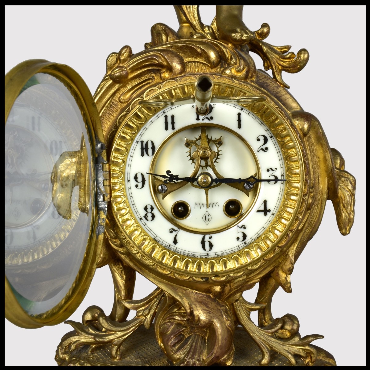 Gilbert Clock Co Rococo Clock