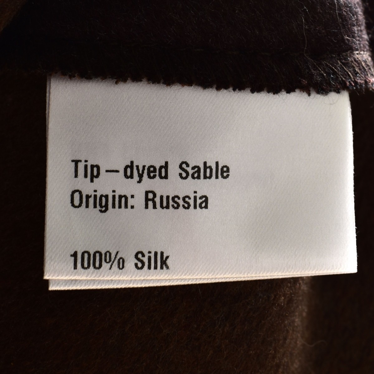 Italian Silk Cape w/ Sable Collar