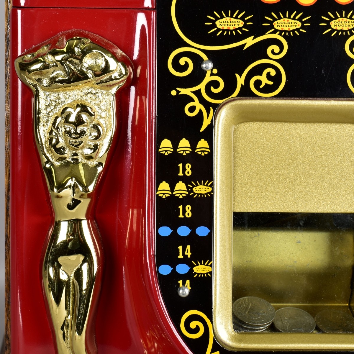 Mills 25 Cent Golden Nugget Slot Machine