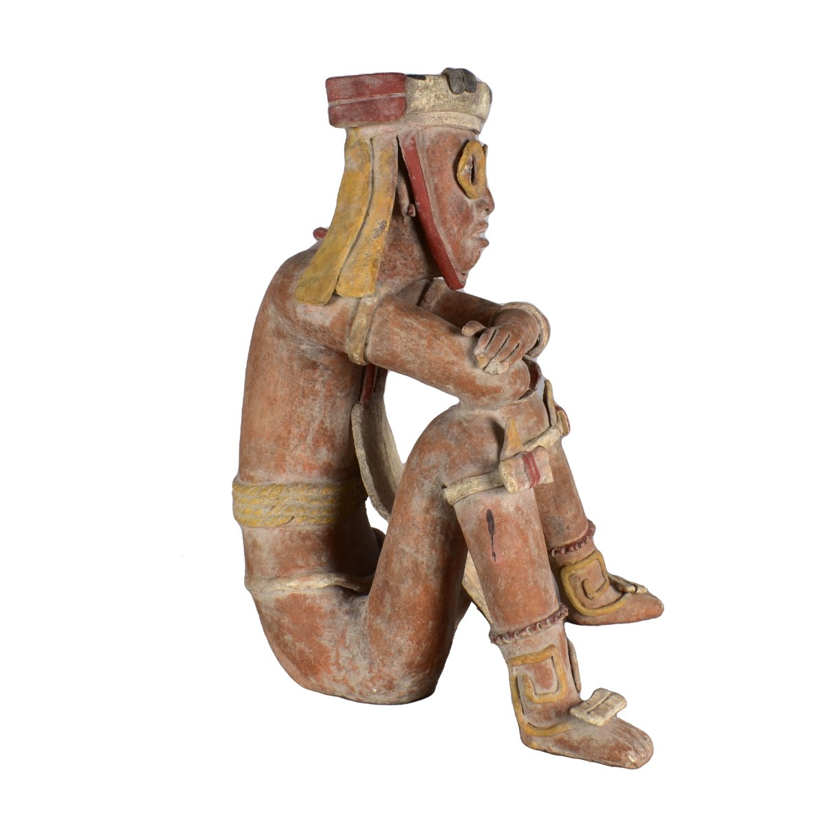 Large Mayan Terracotta Figurine