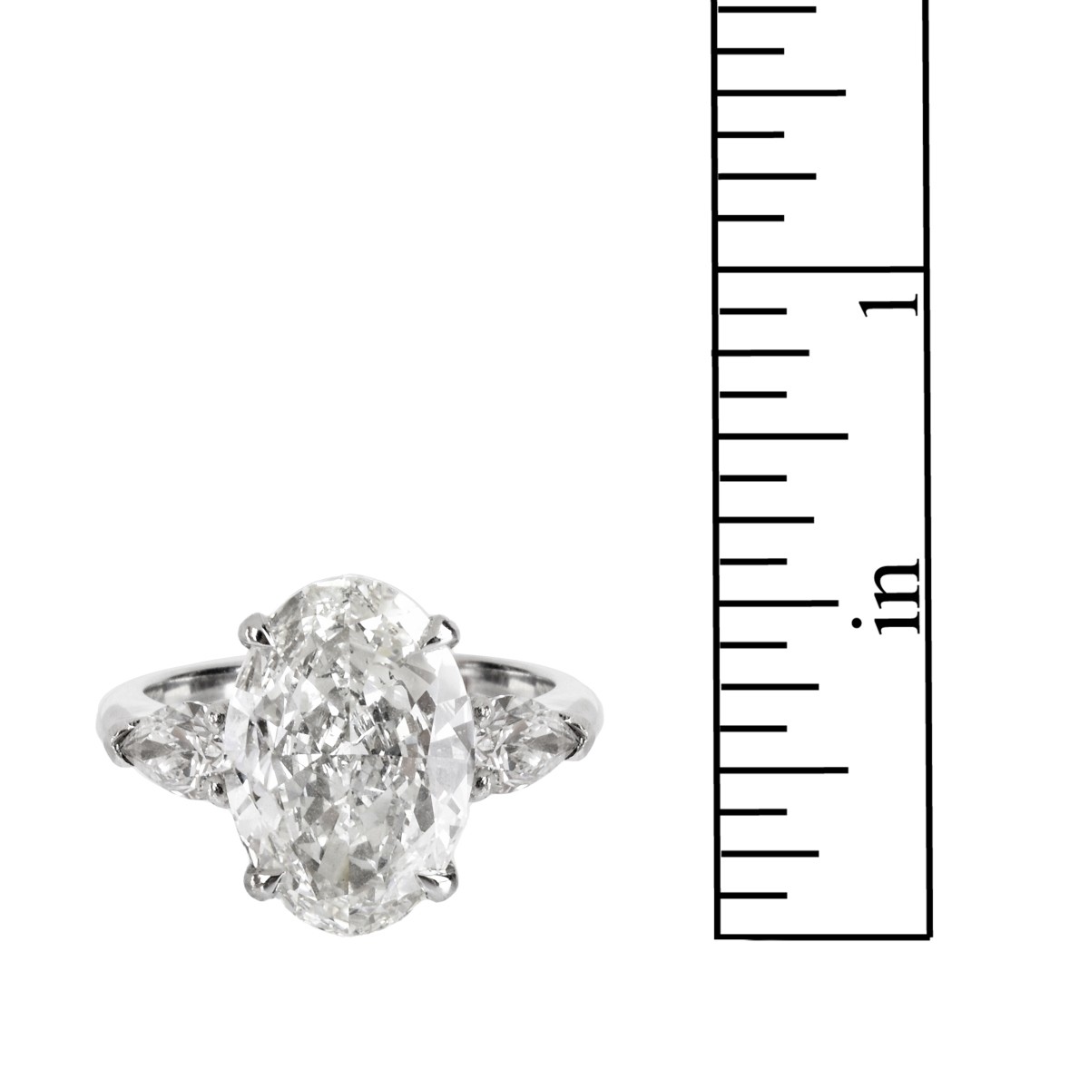 EGL Diamond and Platinum Ring