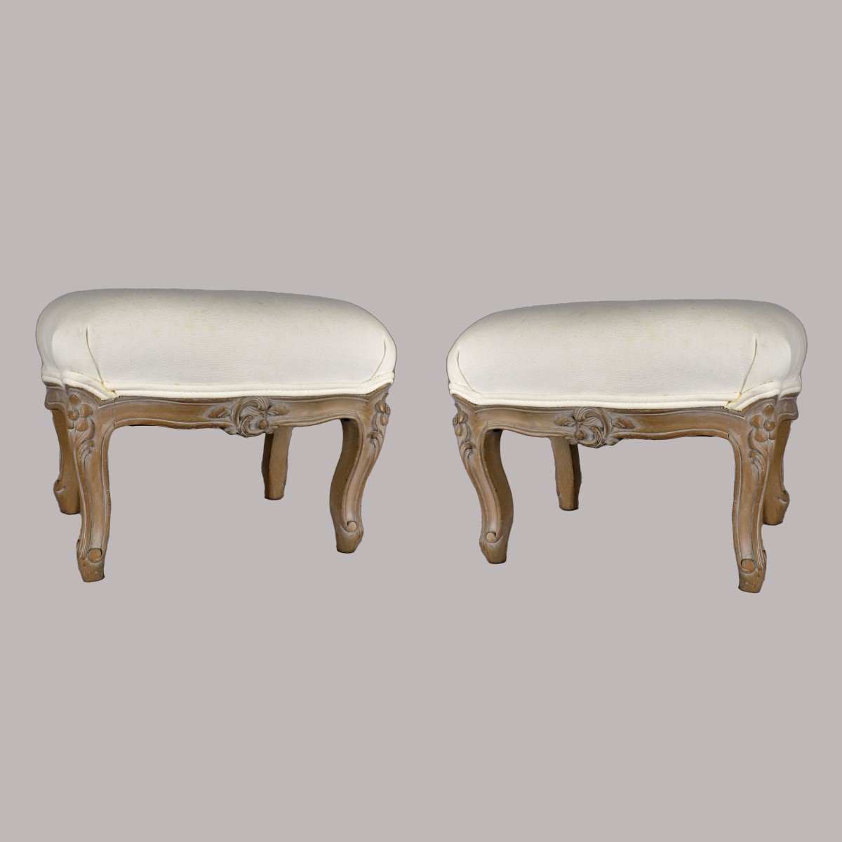 Pair of Victorian Style Foot Stools