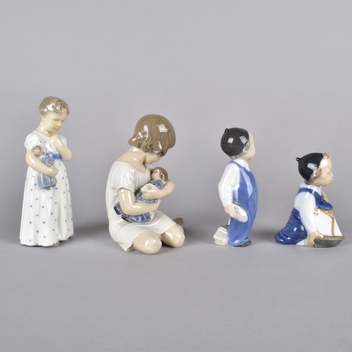 Four Royal Copenhagen Porcelain Figurines