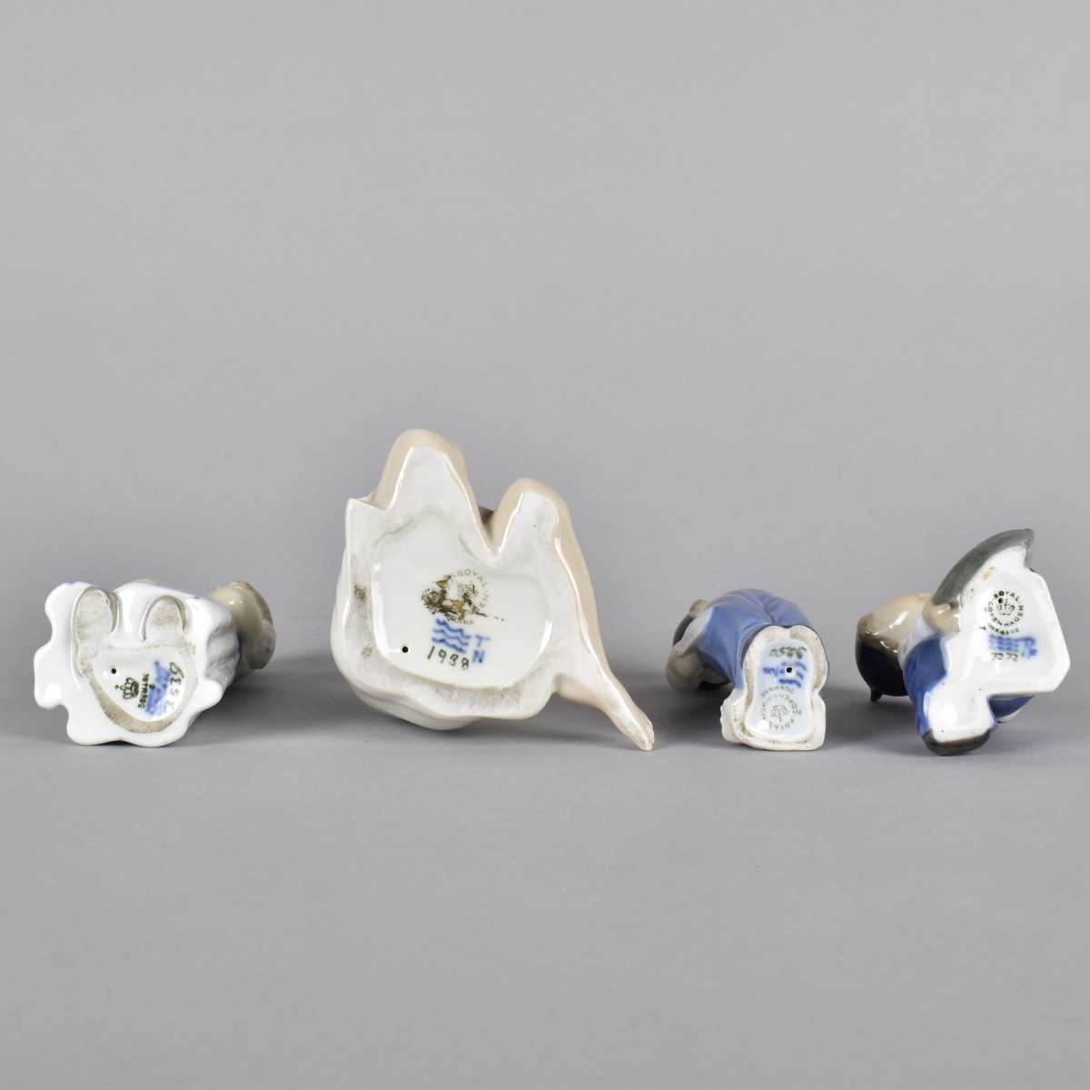 Four Royal Copenhagen Porcelain Figurines