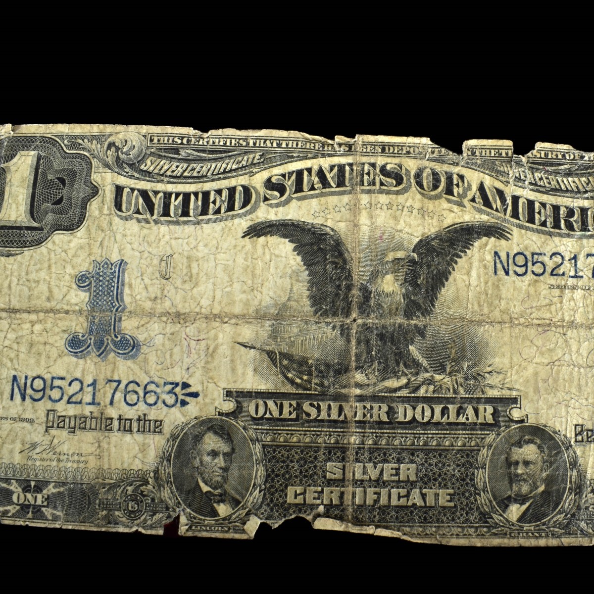 Large Scale $1.00 U.S. Silver Certificates