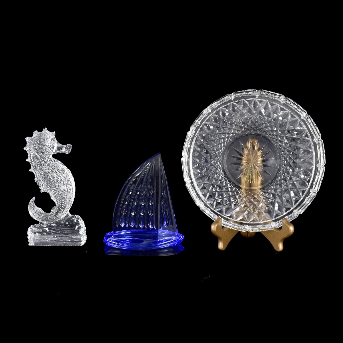 Three Waterford Assorted Crystal Tableware