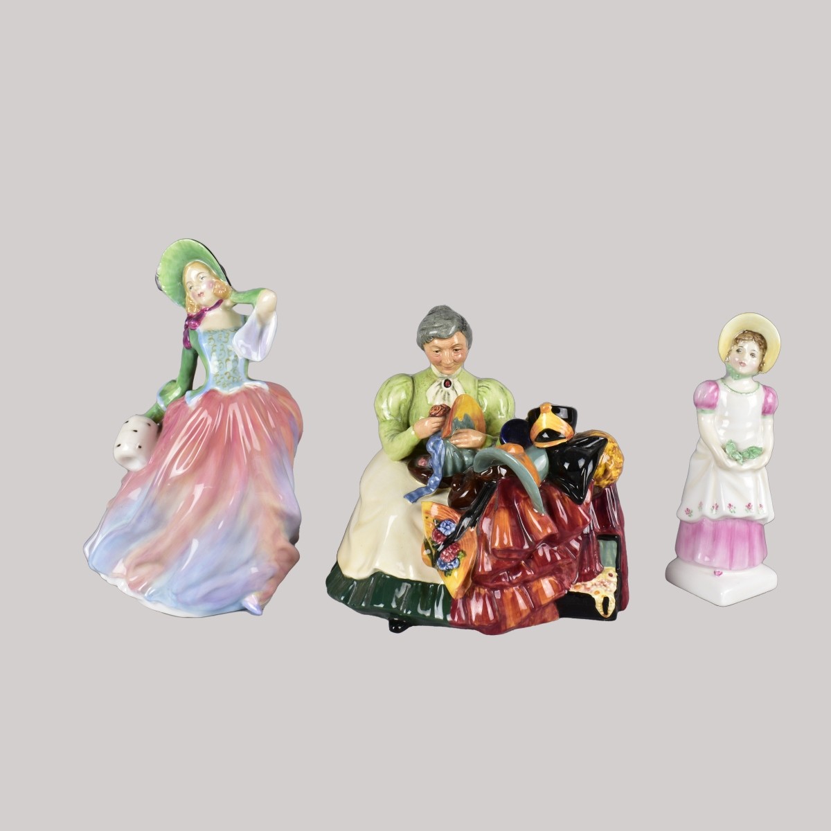 Three Royal Doulton Porcelain Figurines