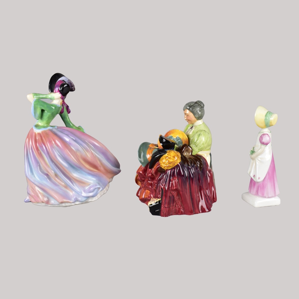 Three Royal Doulton Porcelain Figurines