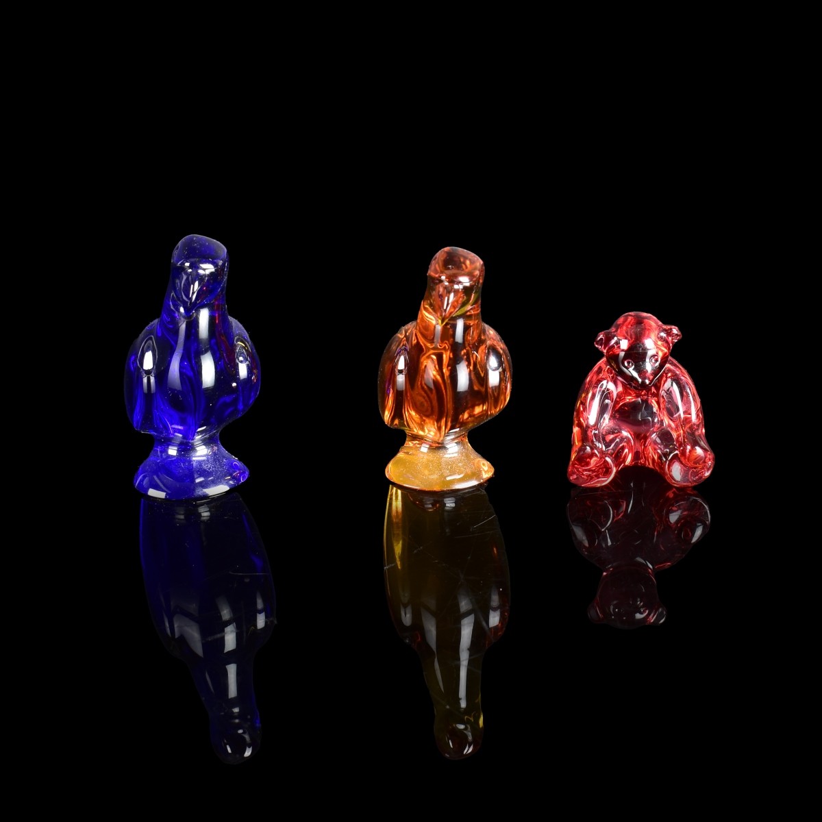 Three Baccarat Figurines / Paperweights