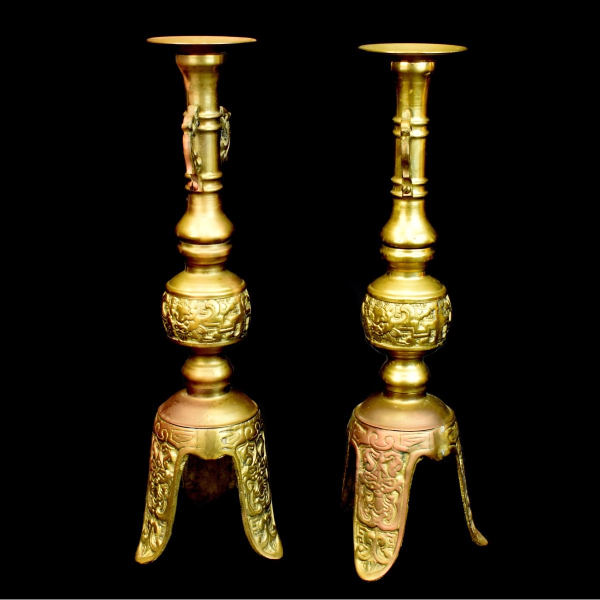 Pair of Chinese Candlesticks