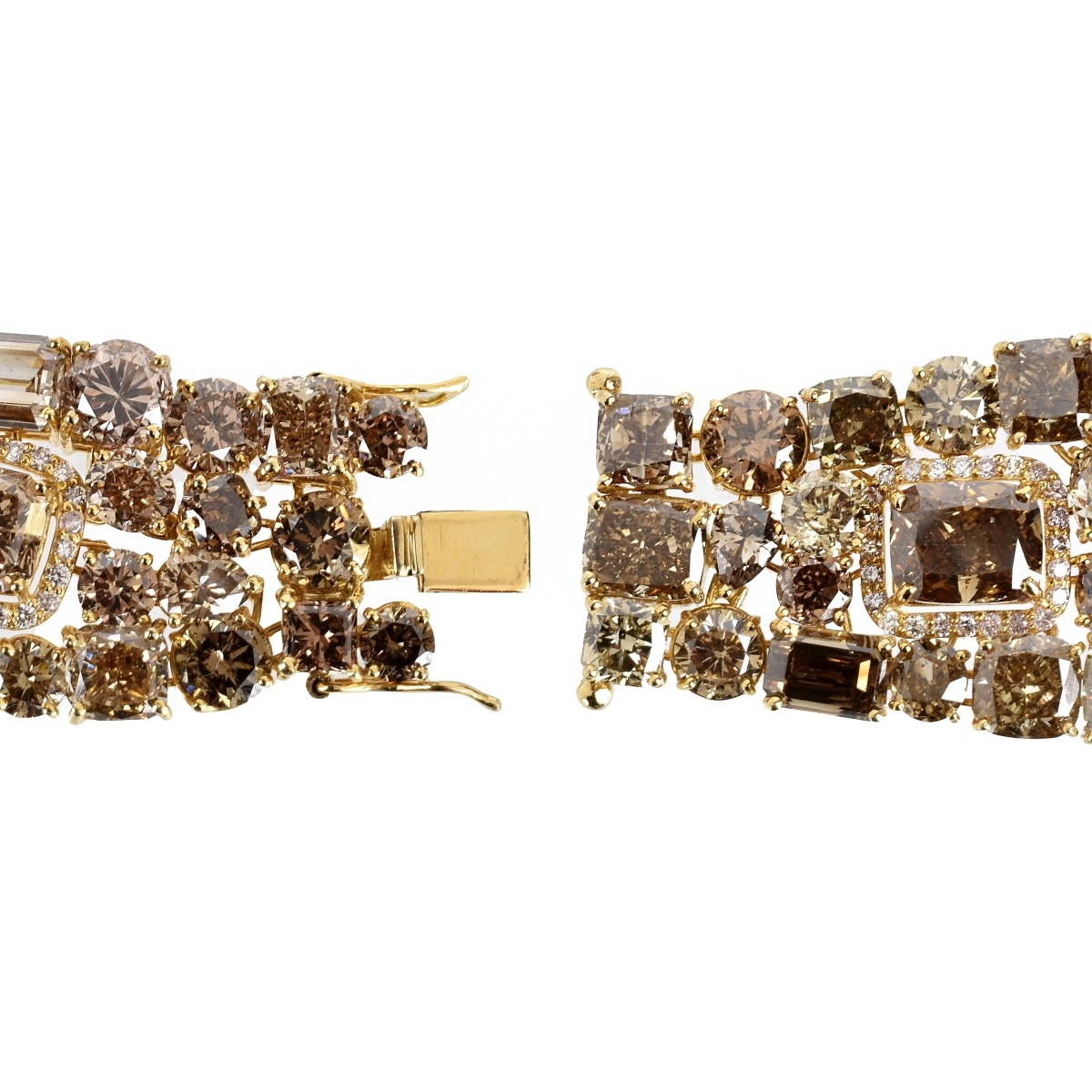 Fancy Brown Diamond and 18K Bracelet