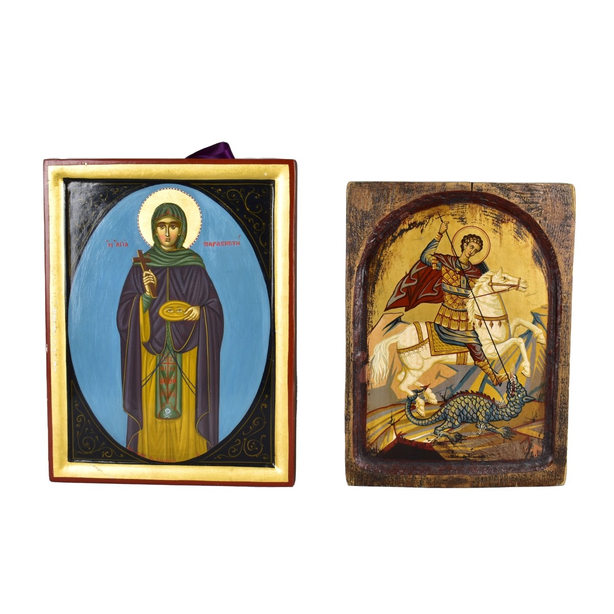 Two Russian Religious Icons