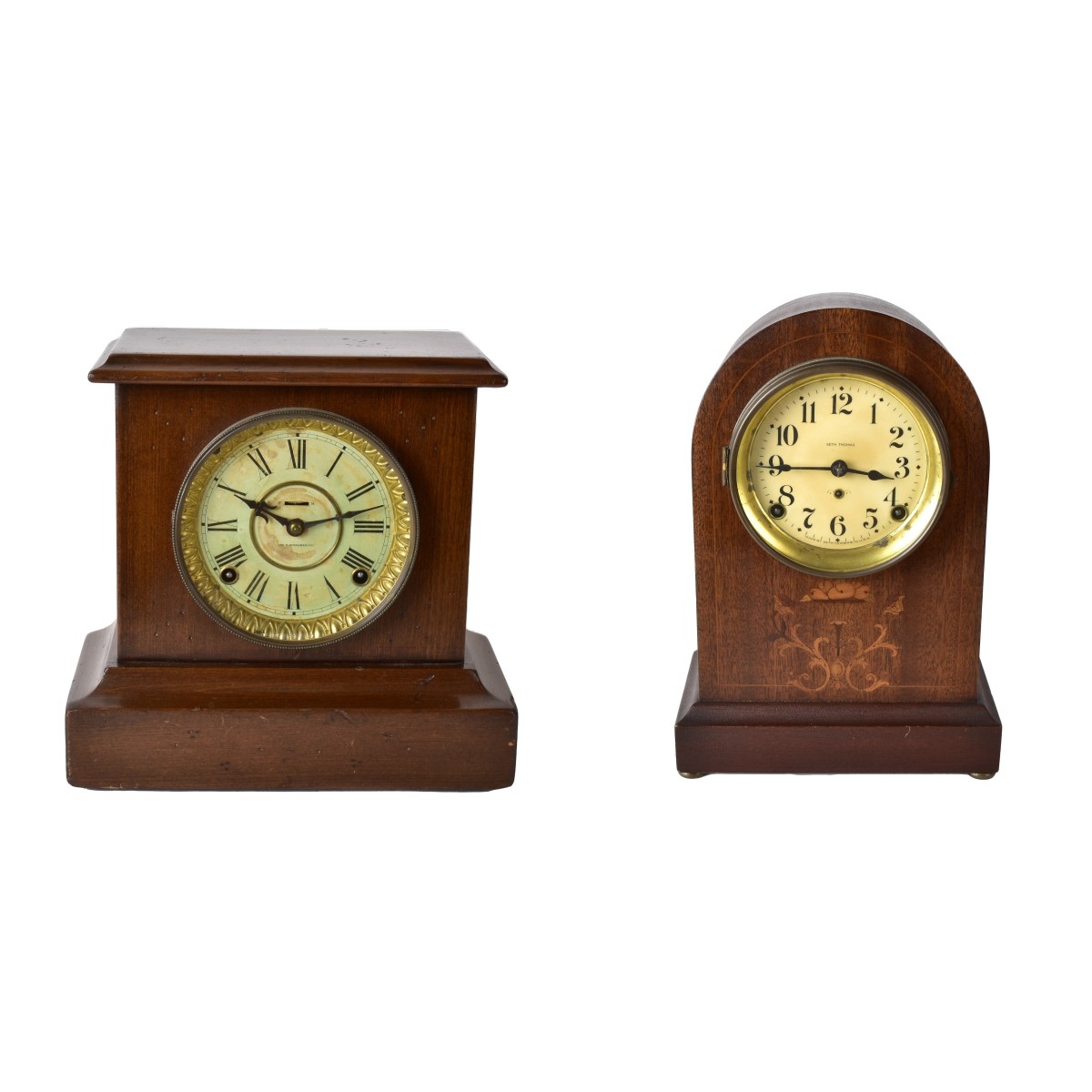 Lot of Two Mantle Clocks