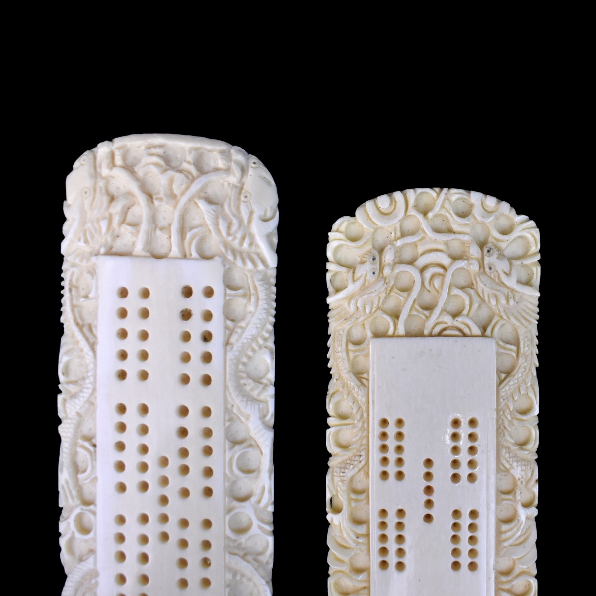 Three Chinese Dragon Relief Cribbage Boards