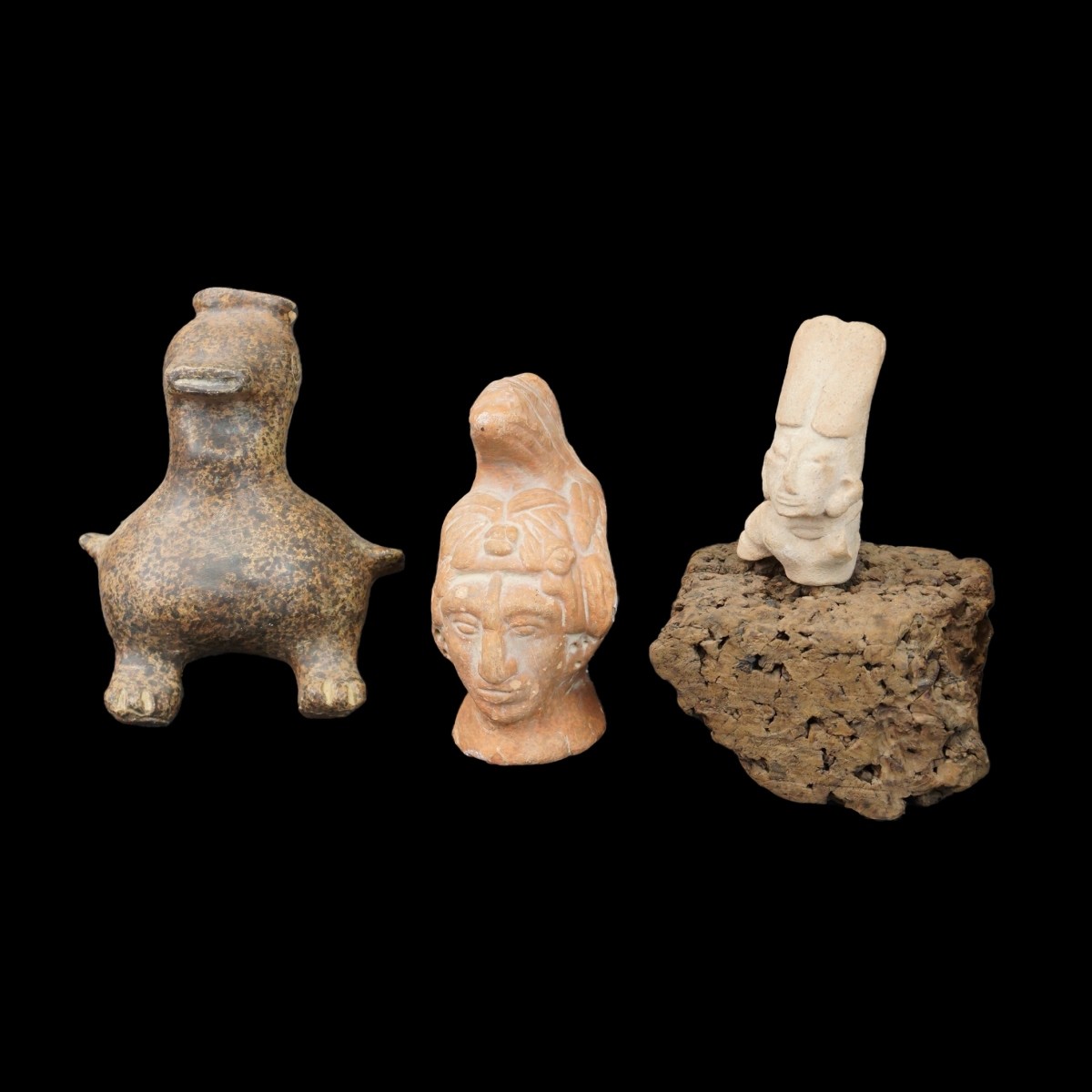 Four Pre Columbian Style Figurines