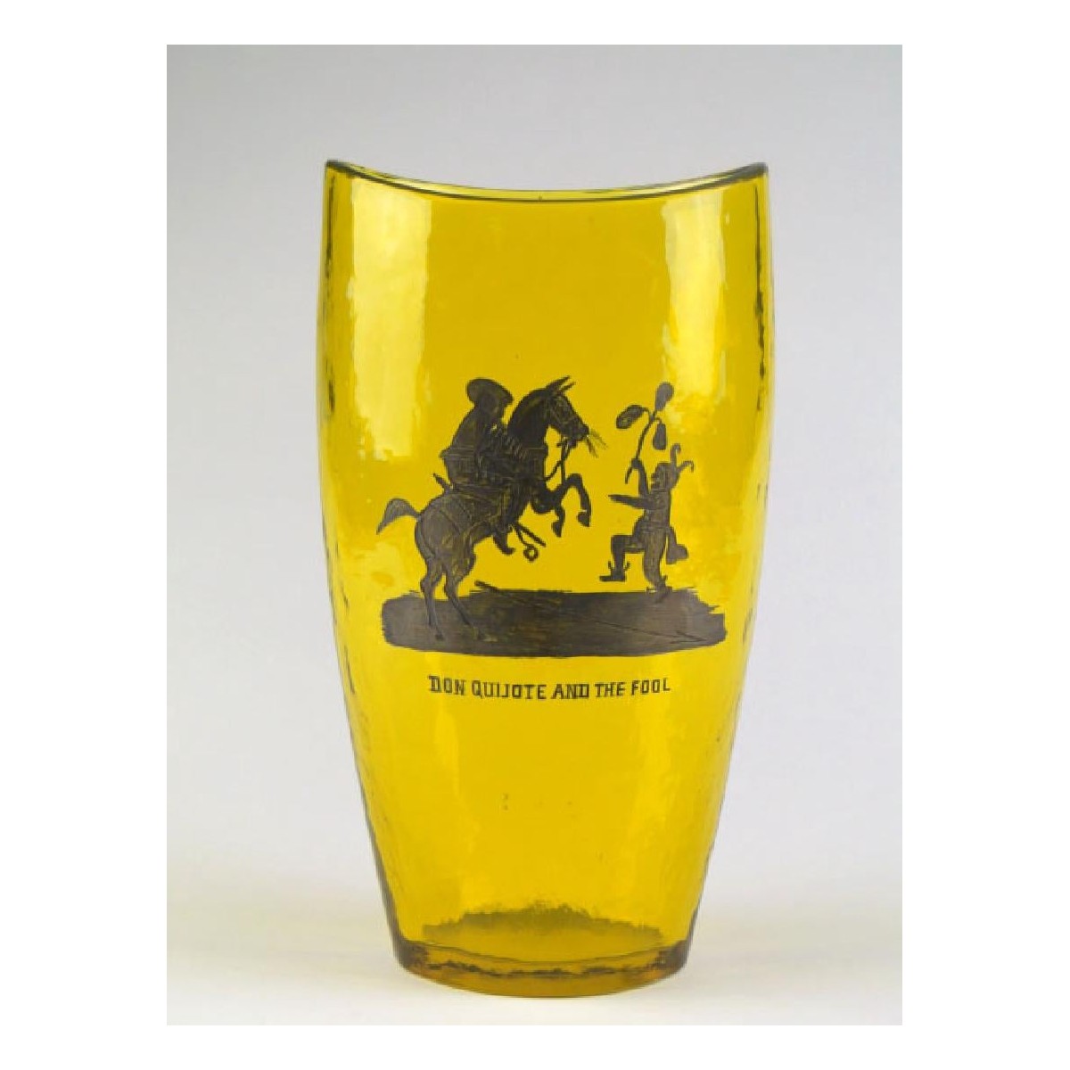 Amber Glass Don Quixote Vases
