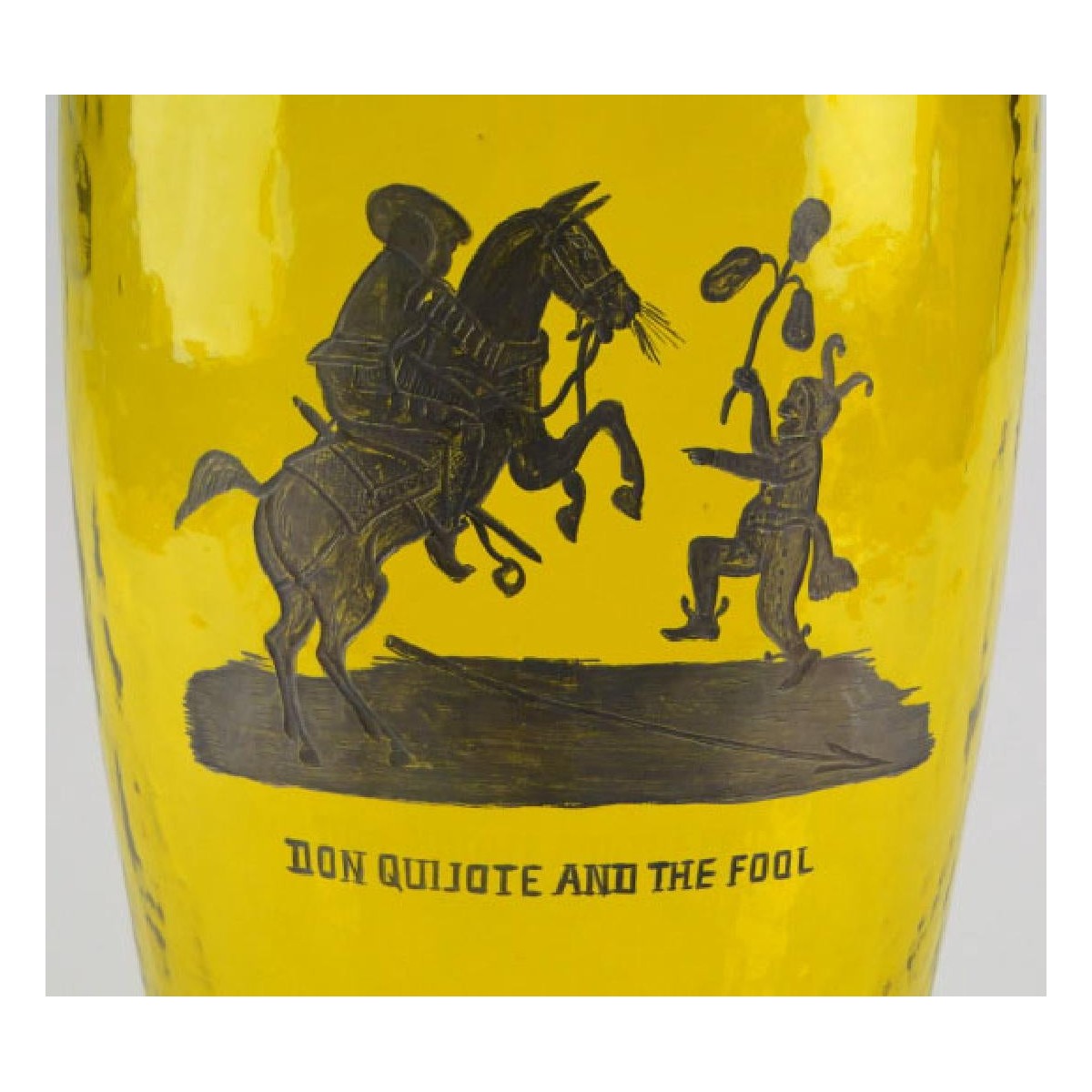 Amber Glass Don Quixote Vases