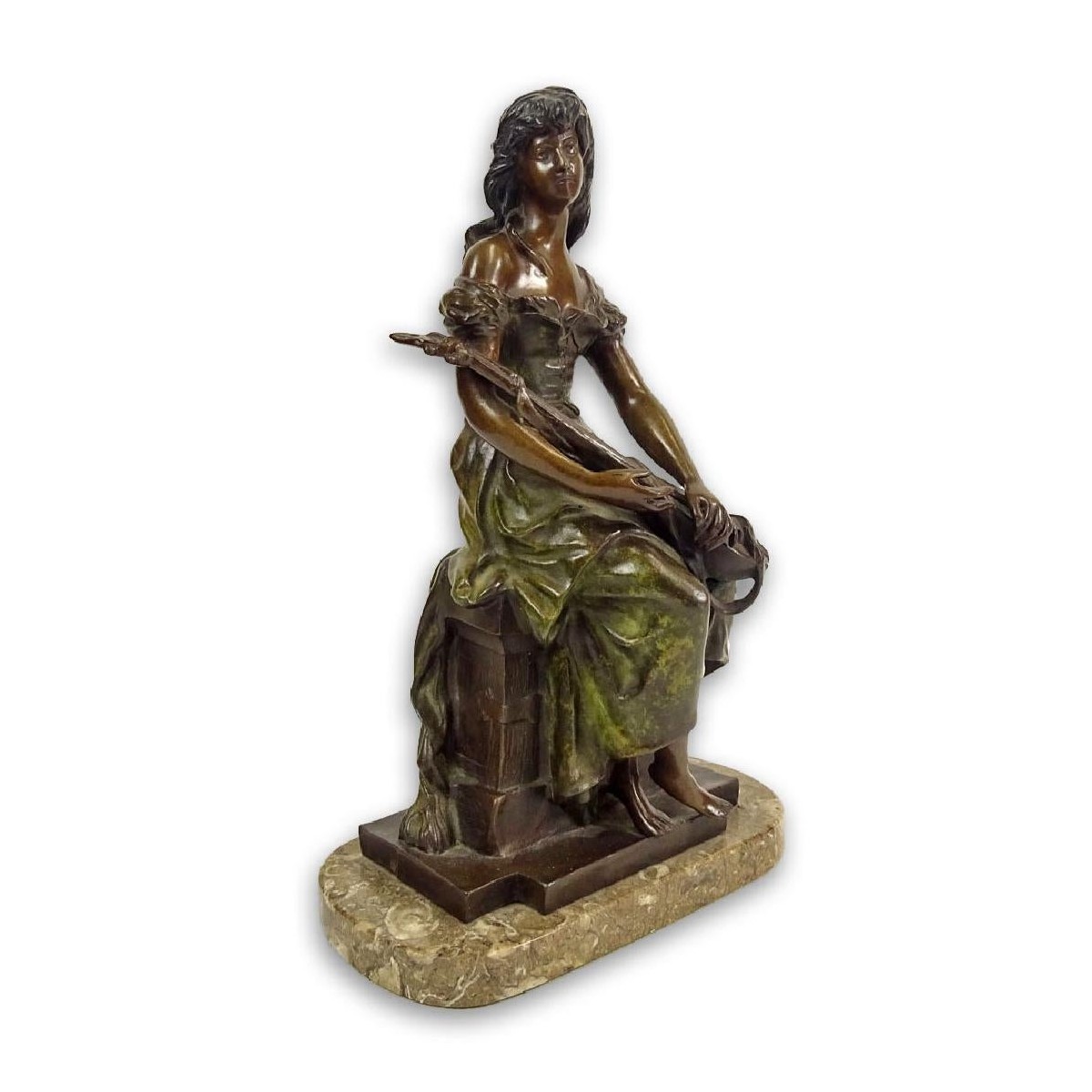 Hipp. Moreau French (1832-1927) Bronze