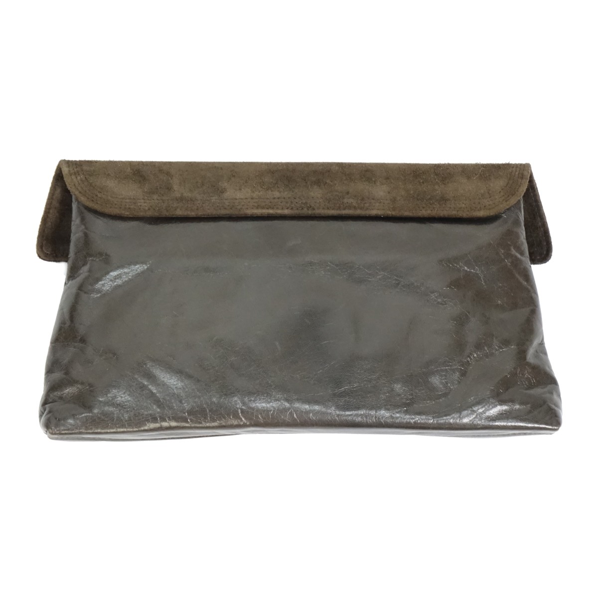 Vittorio Ricci Leather and Suede Clutch