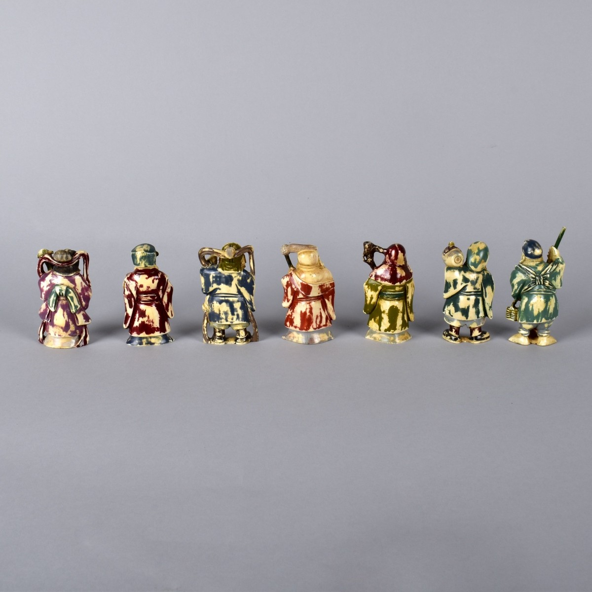 Antique Japanese 7 Lucky Gods