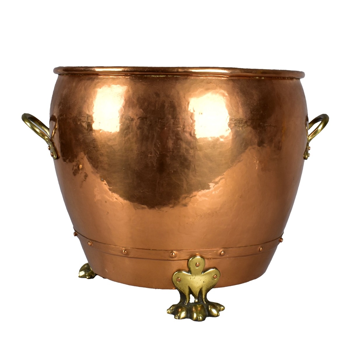 Vintage Copper and Brass Planter