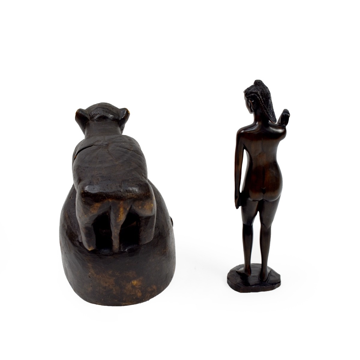 Two African Wood Carved Sculptures