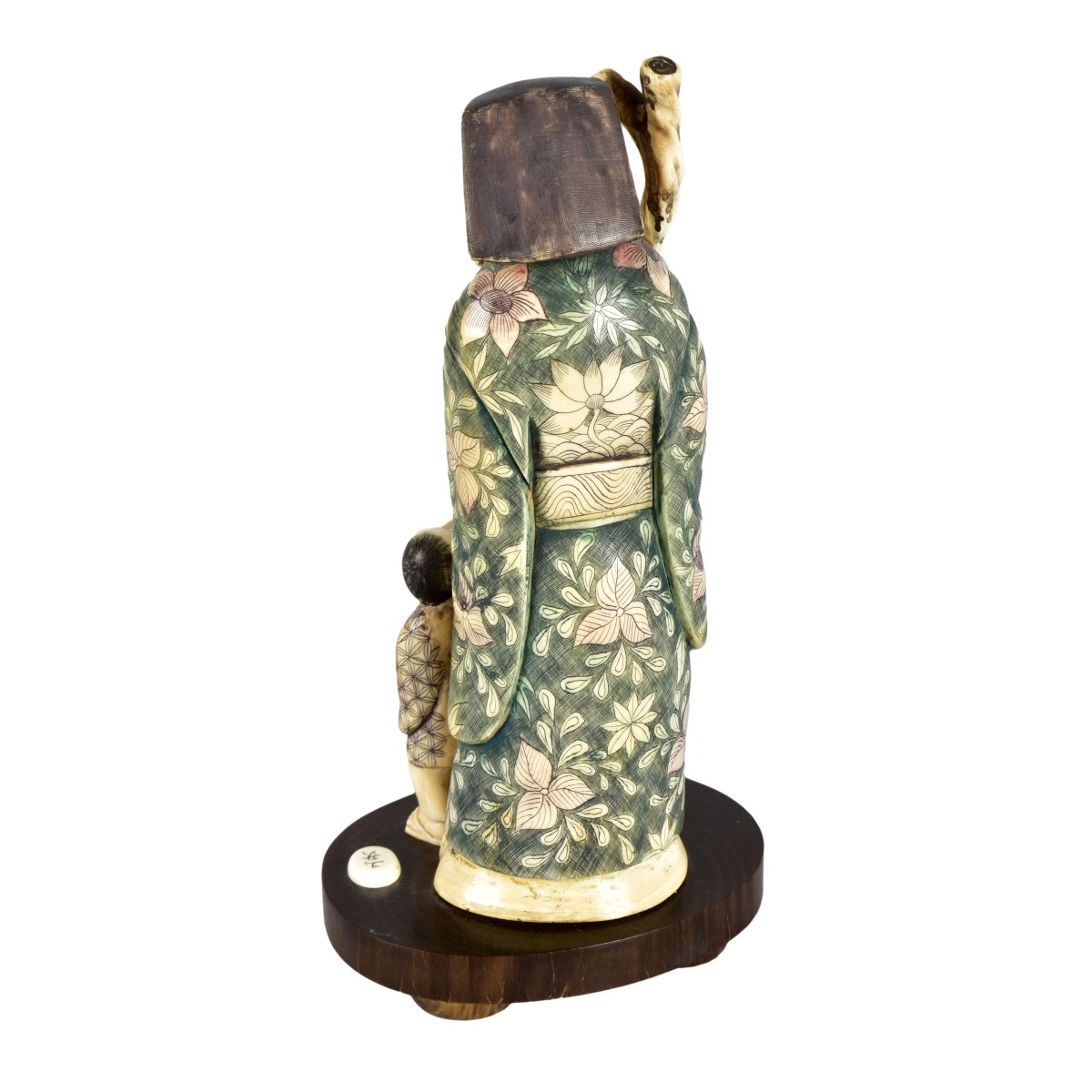 Antique Japanese Carved Figural Group