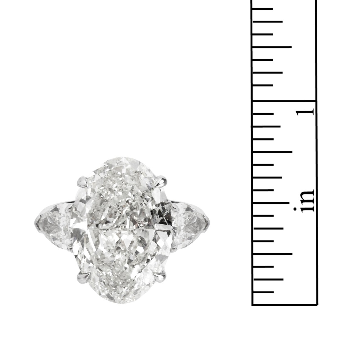 EGL 11.03ct Diamond and 18K Ring