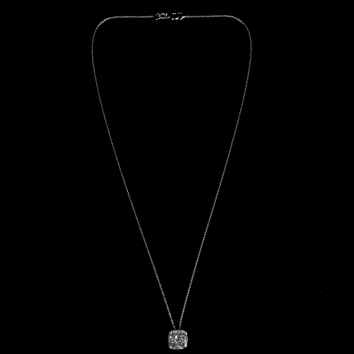 Diamond and 18K Pendant Necklace