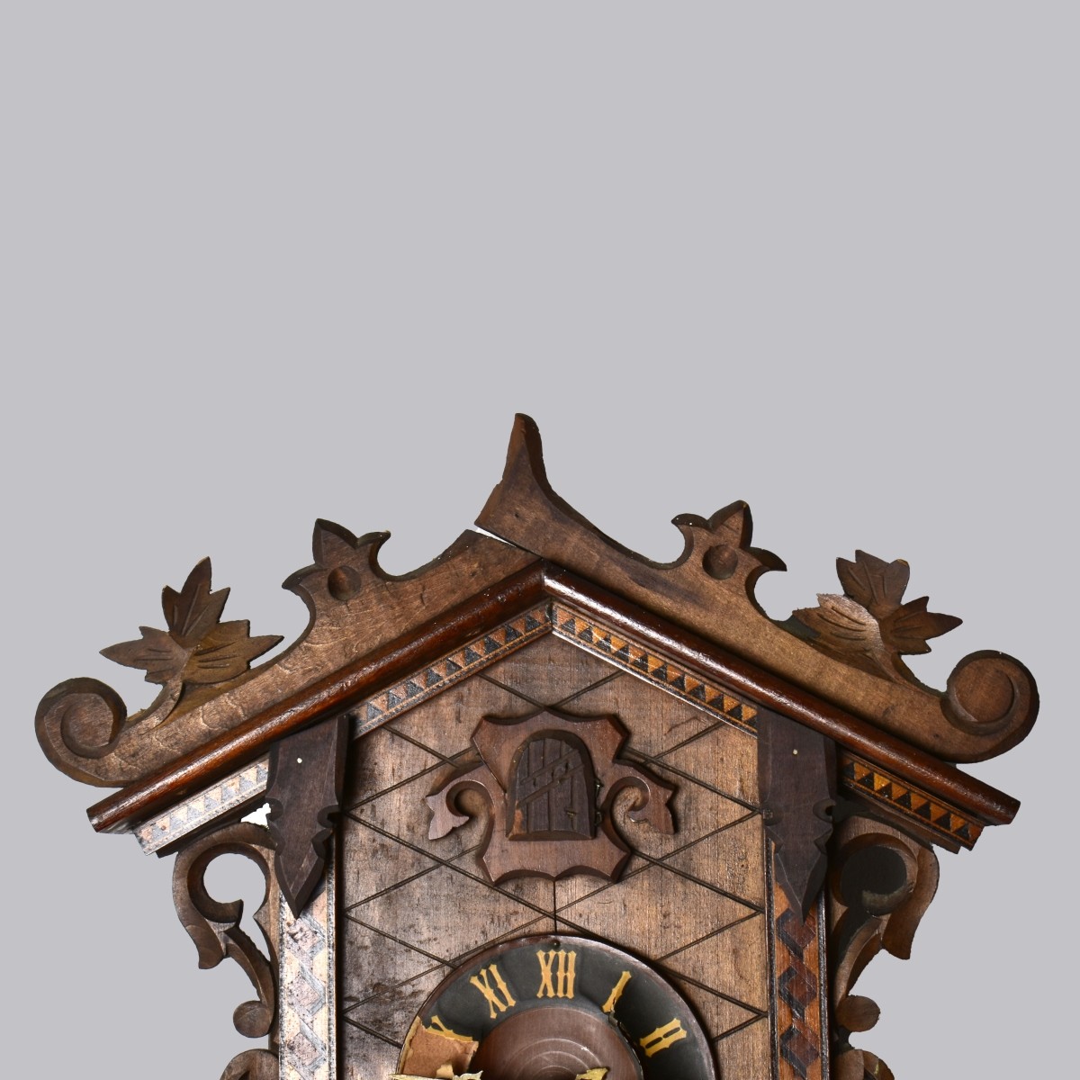 Antique Black Forest Wall Clock