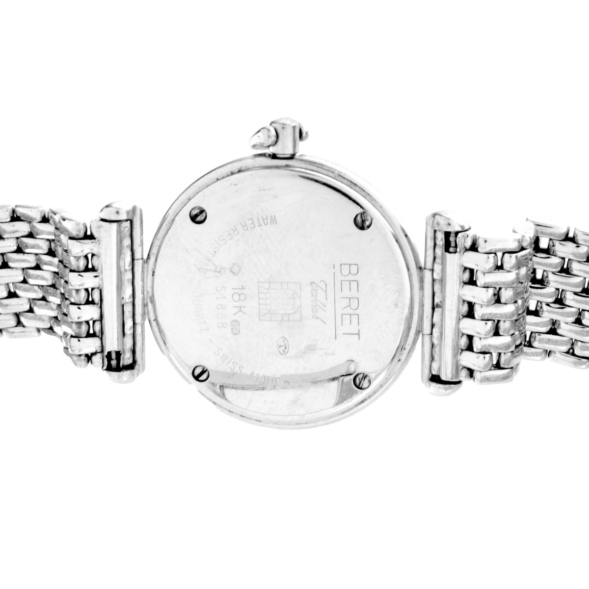 Tabbah Beret Diamond and 18K Watch