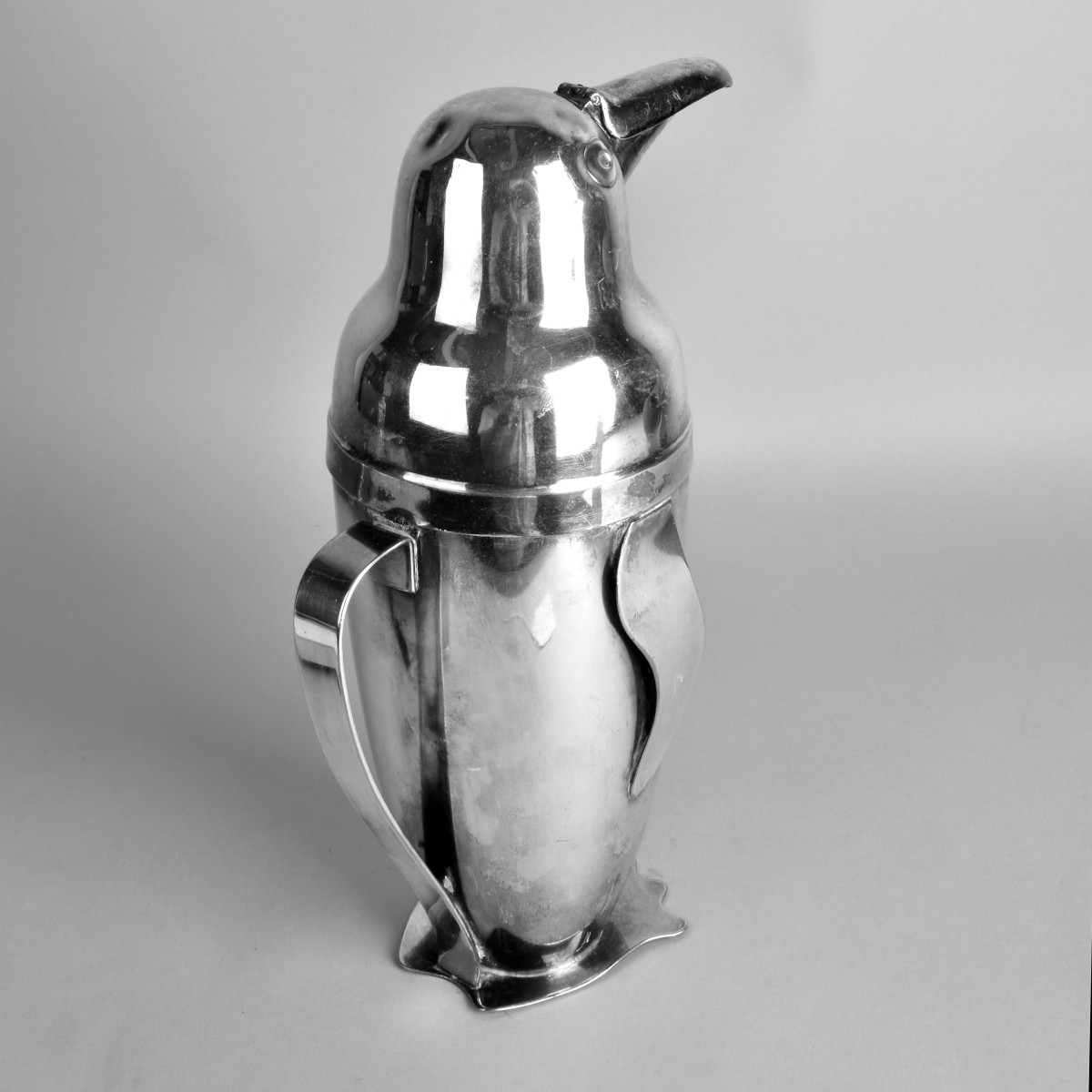 Emil A. Schuelke Penguin Cocktail Shaker