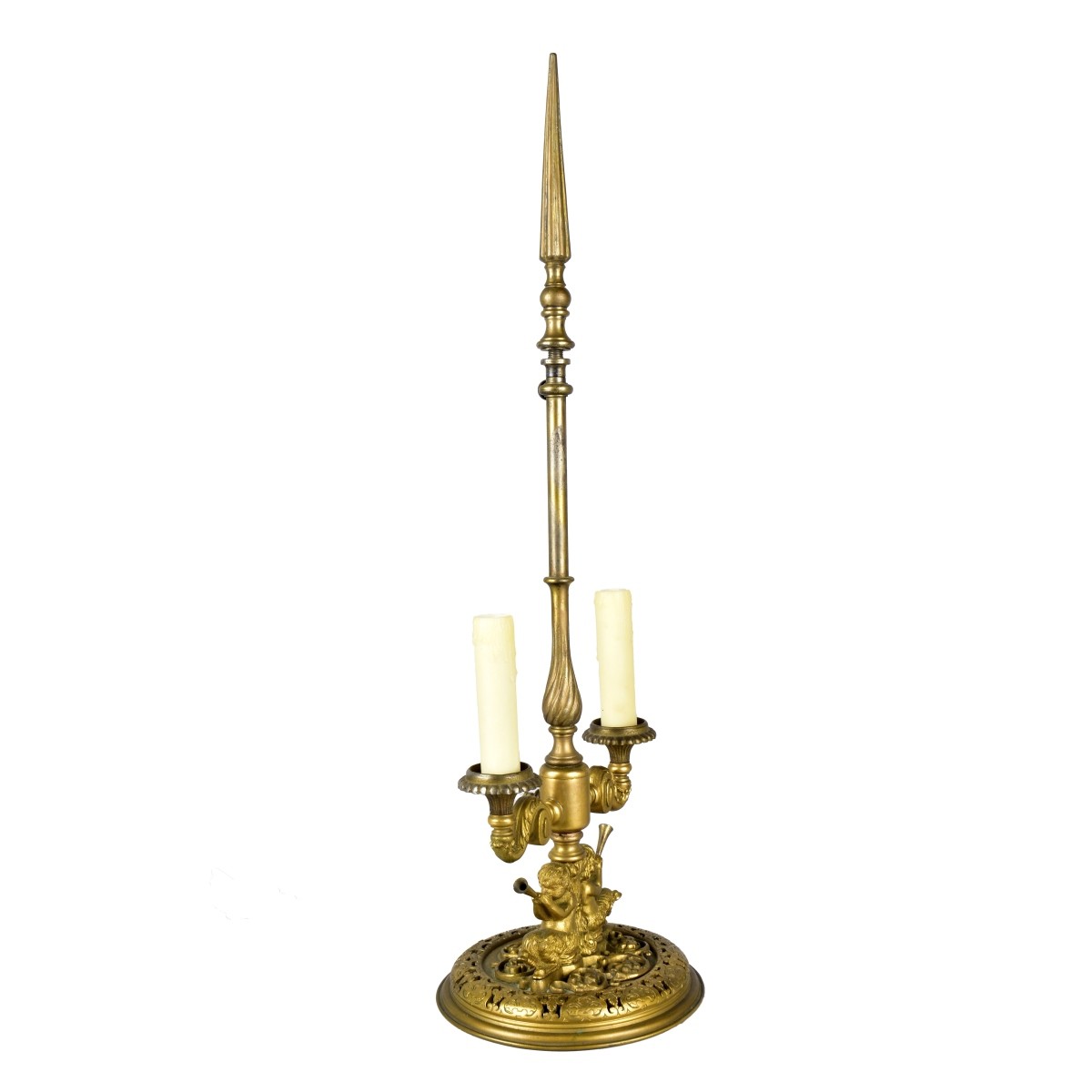 Antique French Empire Style Bouliette Lamp