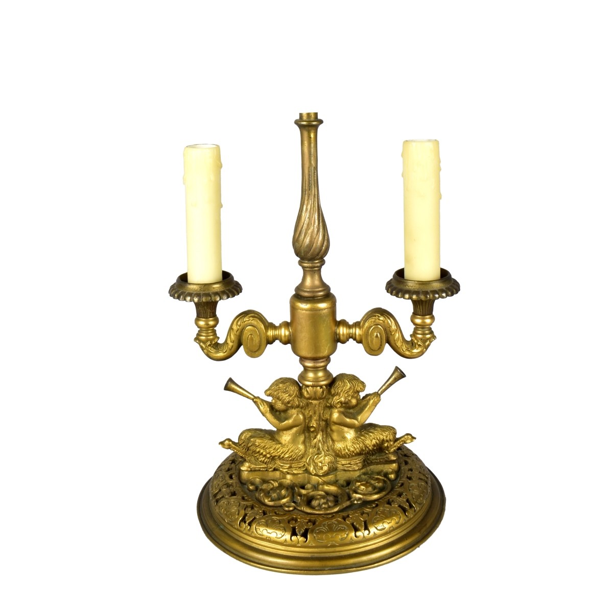 Antique French Empire Style Bouliette Lamp