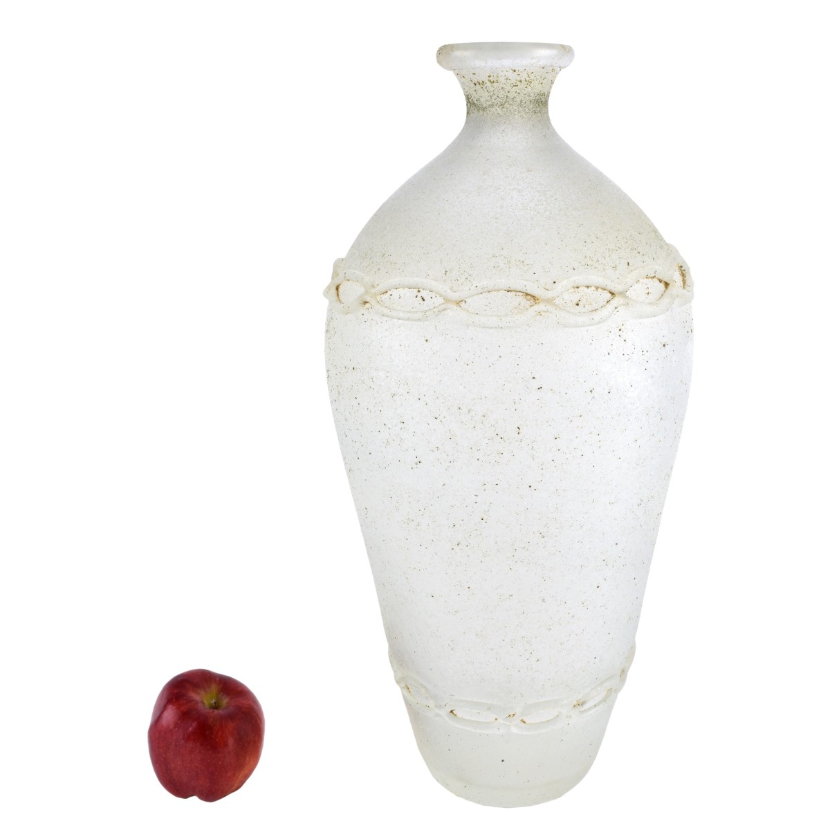 Seguso Scavo Off White Vase