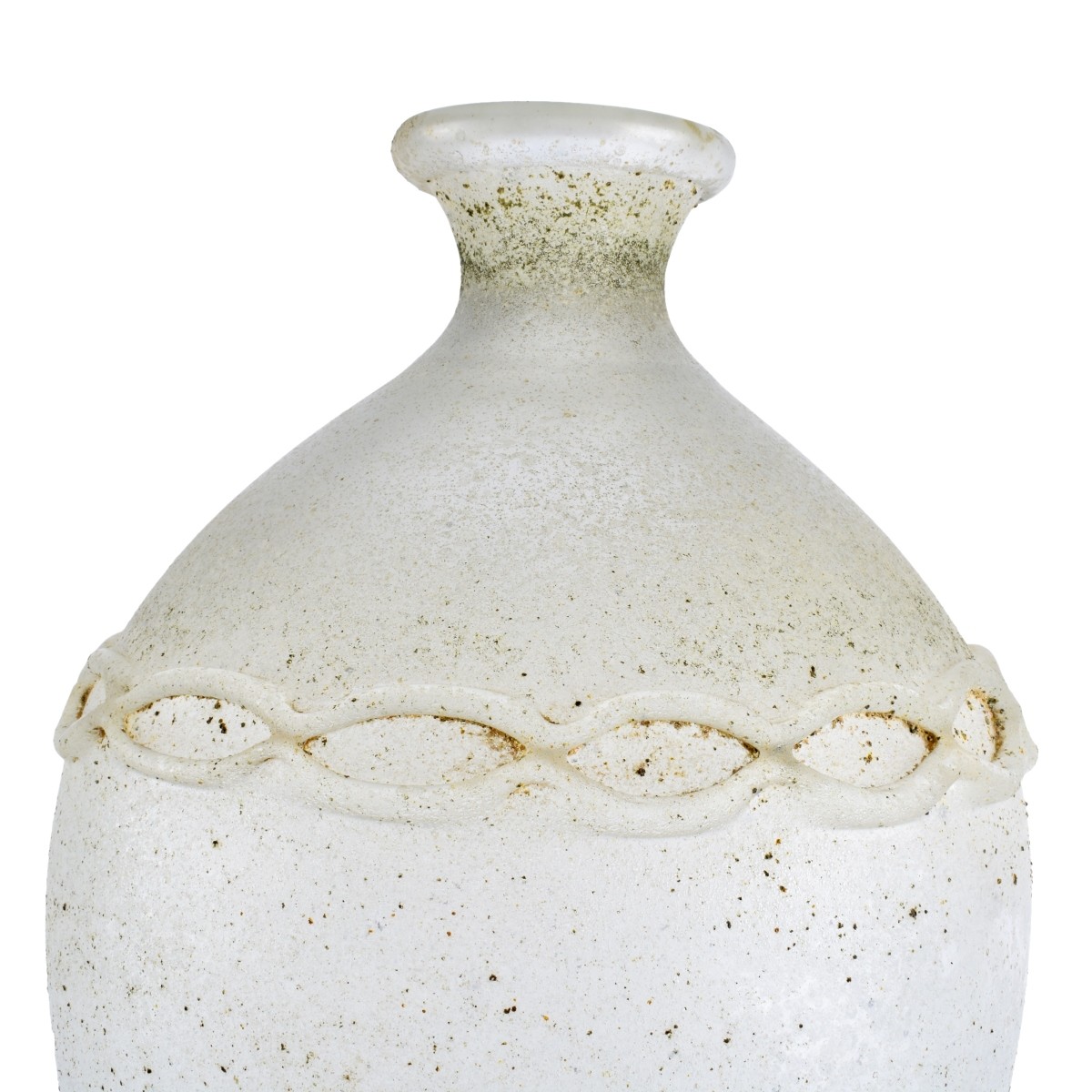 Seguso Scavo Off White Vase