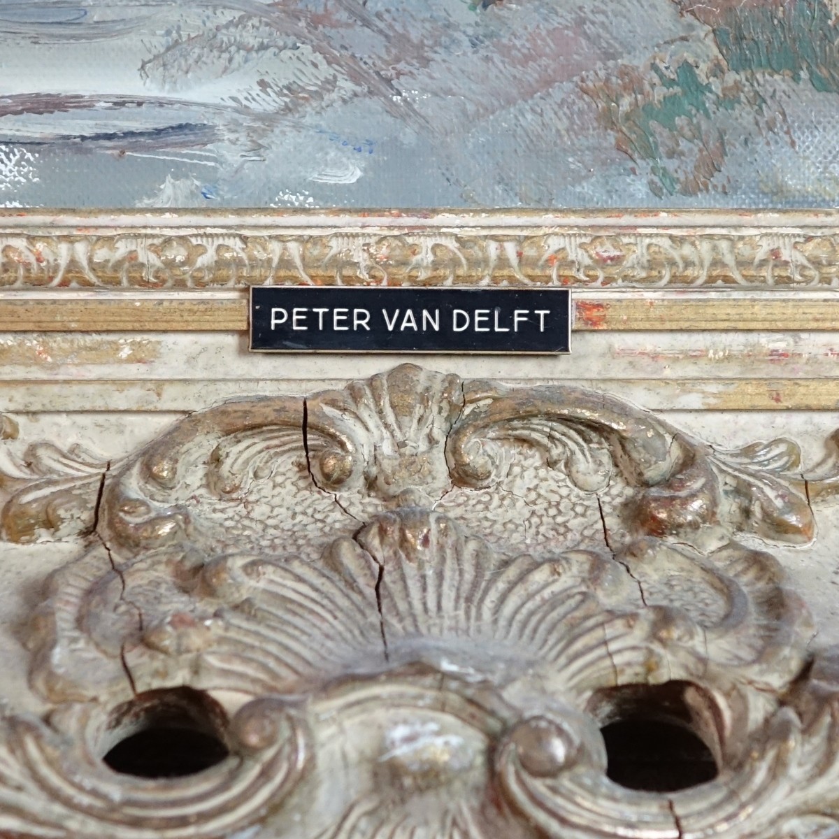 Peter Van Delft, Dutch (20C.) Village