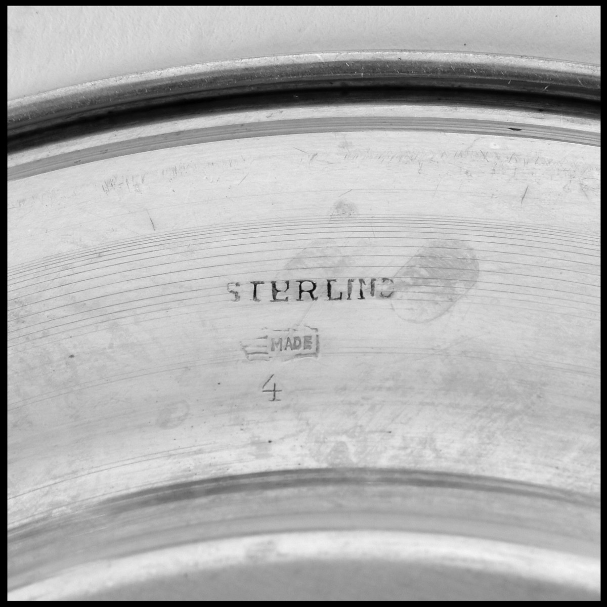Twelve Vintage Sterling Silver Plates