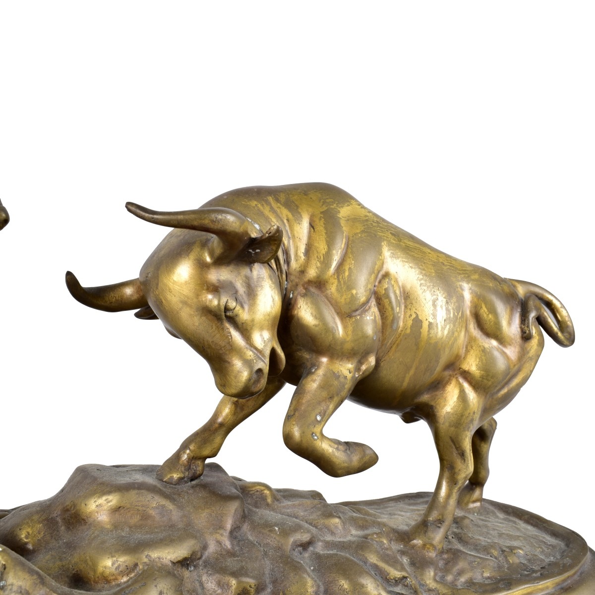 Bull and Bear Bronze Sculpture
