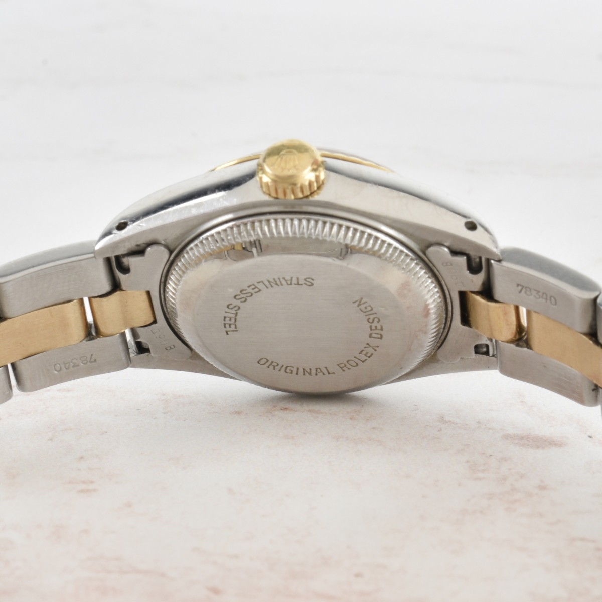 Rolex Date Two Tone Watch
