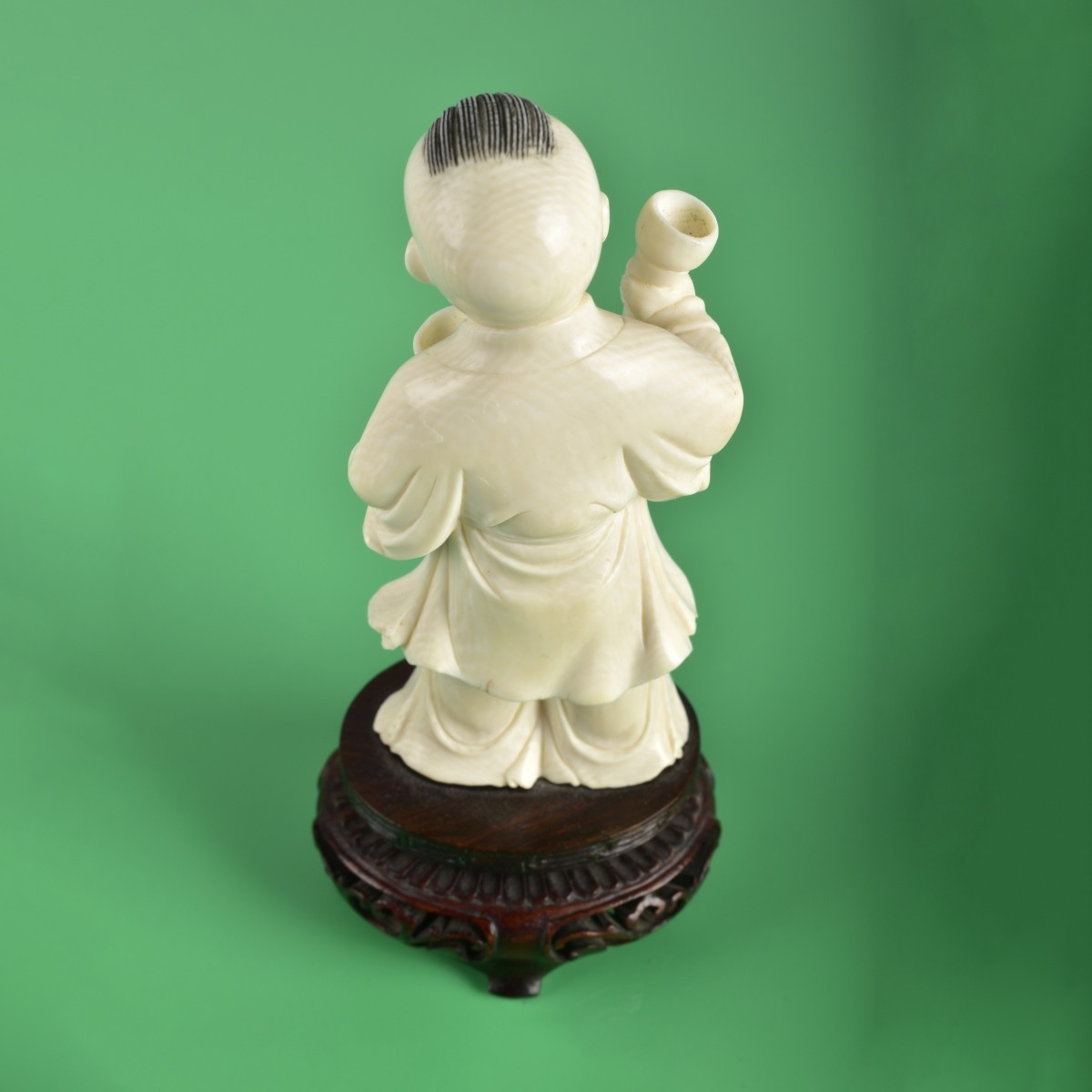 Antique Chinese Polychrome Figurine